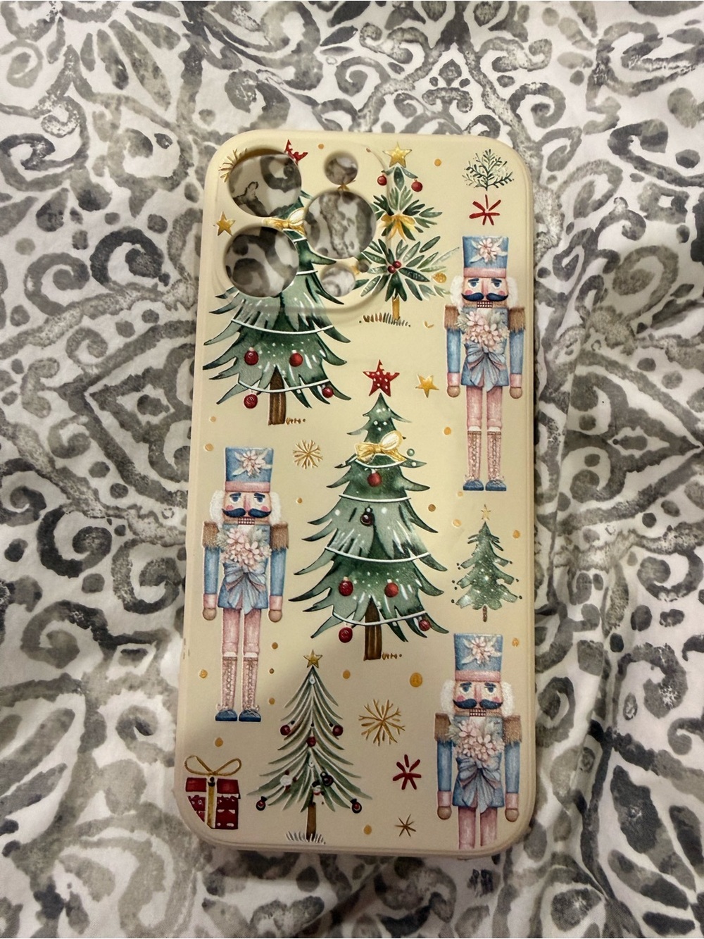 Christmas Nutcracker & Tree iPhone 16 pro max MagSafe Case – Holiday